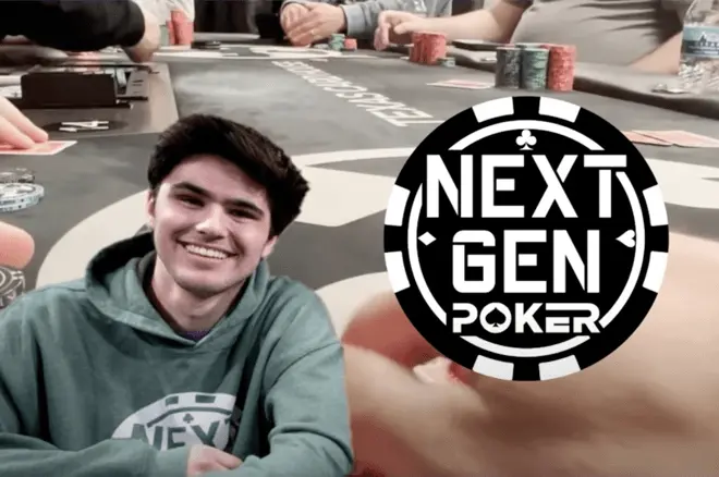 KK口袋國王對局遭遇到一個殘酷的慢擺牌，展現Next Gen Poker特色