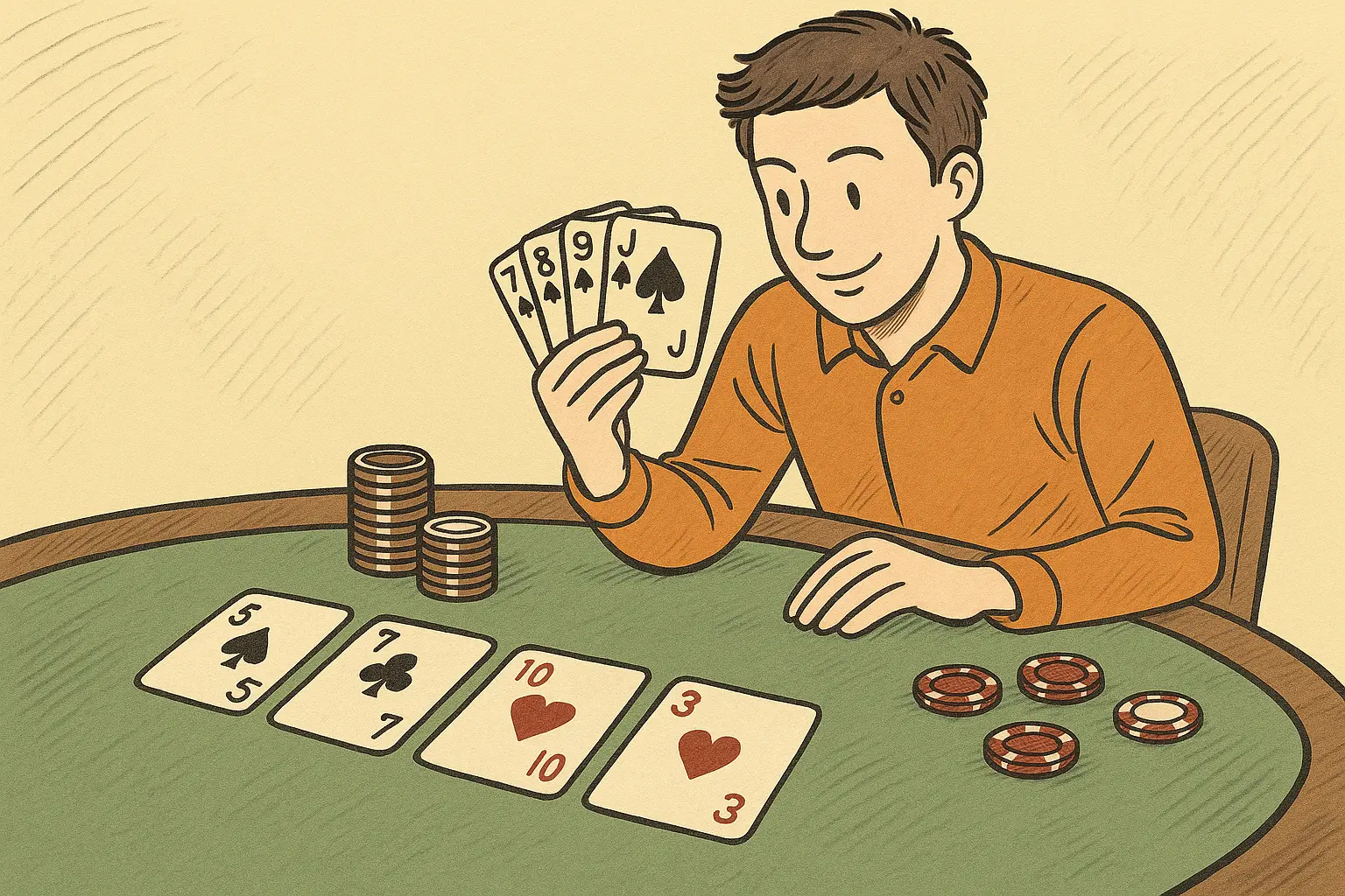 德州撲克同花牌型一次看懂！從規則到實戰技巧全解析