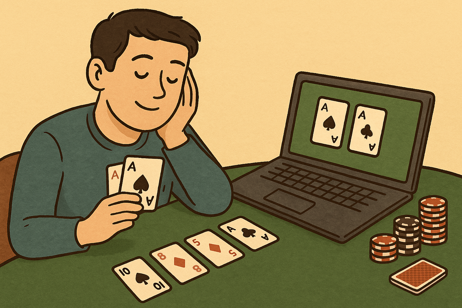 線上德州撲克懶人包：從冷靜到勝利的5大心法